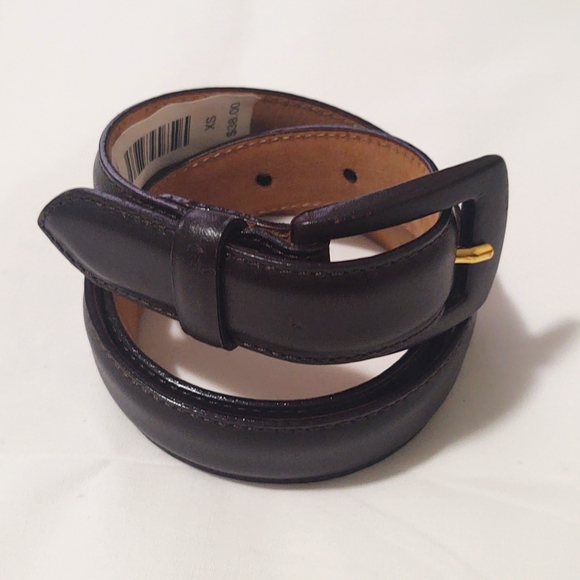 Talbots Accessories - Talbots Genuine Brown Leather Belt | Women | X-Small